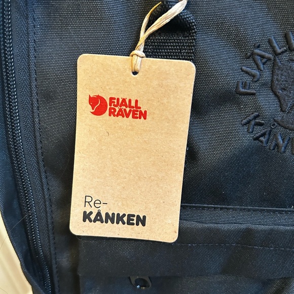 Fjallraven Re-Kanken Black Backpack - Picture 3 of 16